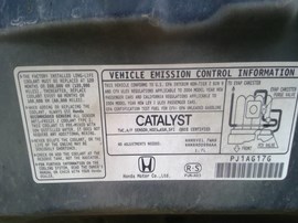 2004 HONDA CIVIC, VP MODEL, 1.7L, AT,  A25210